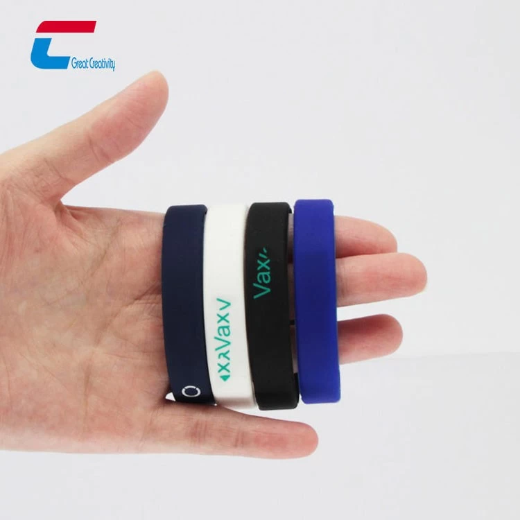 Großhandel mit ultradünnen Silikon-RFID-NFC-Armbändern