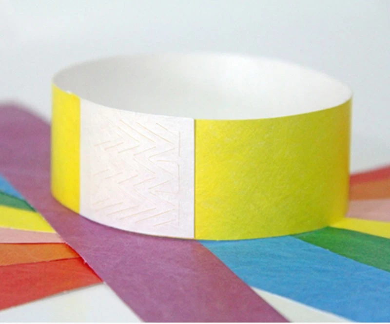 Tyvek Silicone Wristband