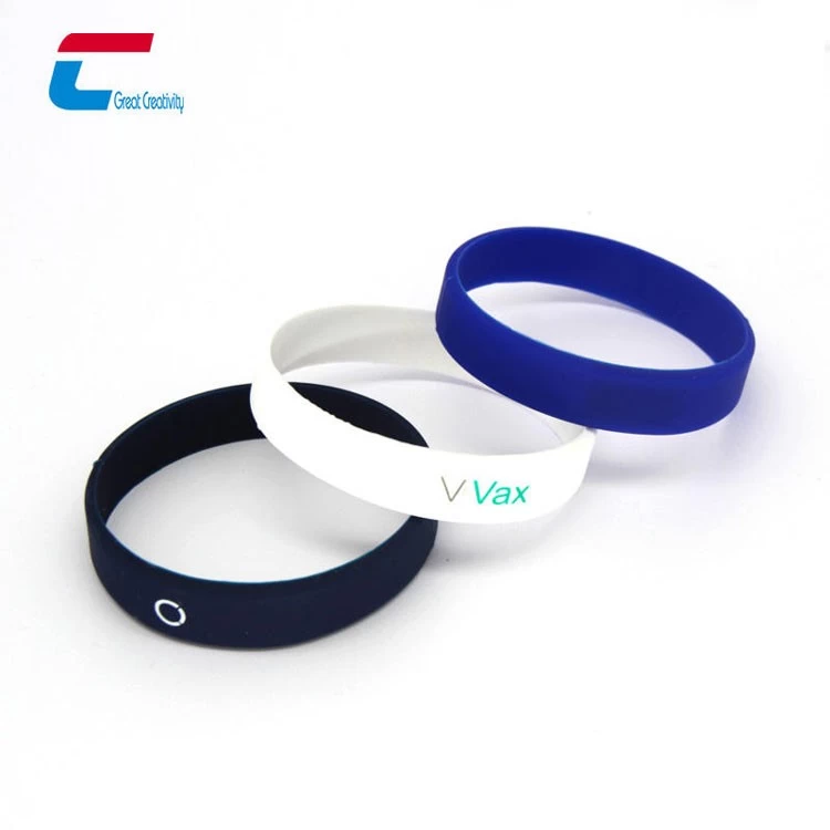 Ultra Thin Silicone RFID NFC Bracelets Wholesale