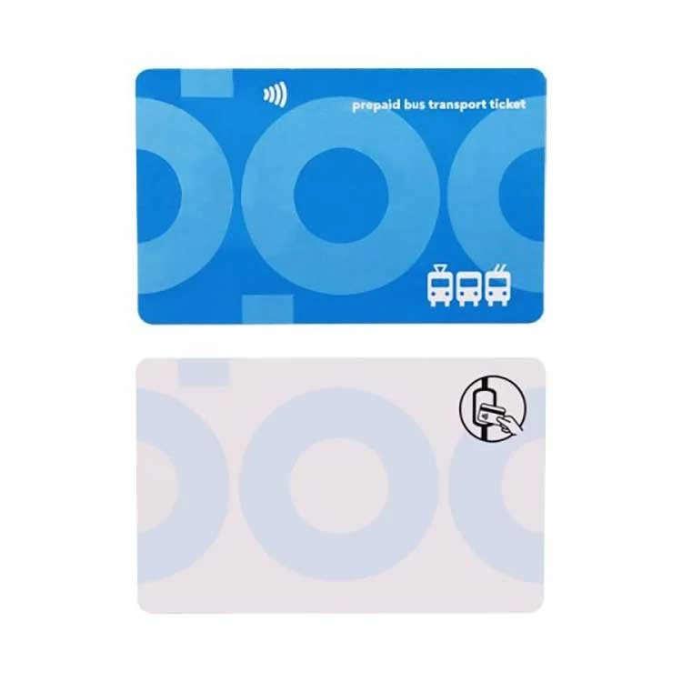 13,56 MHz RFID Smart Plastic Subway Metro Ticket Bus Card Großhändler