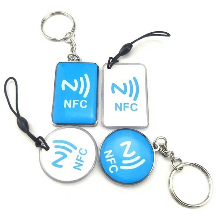 Custom Waterproof NFC Keychain NFC Epoxy Keyfob Manufacturer