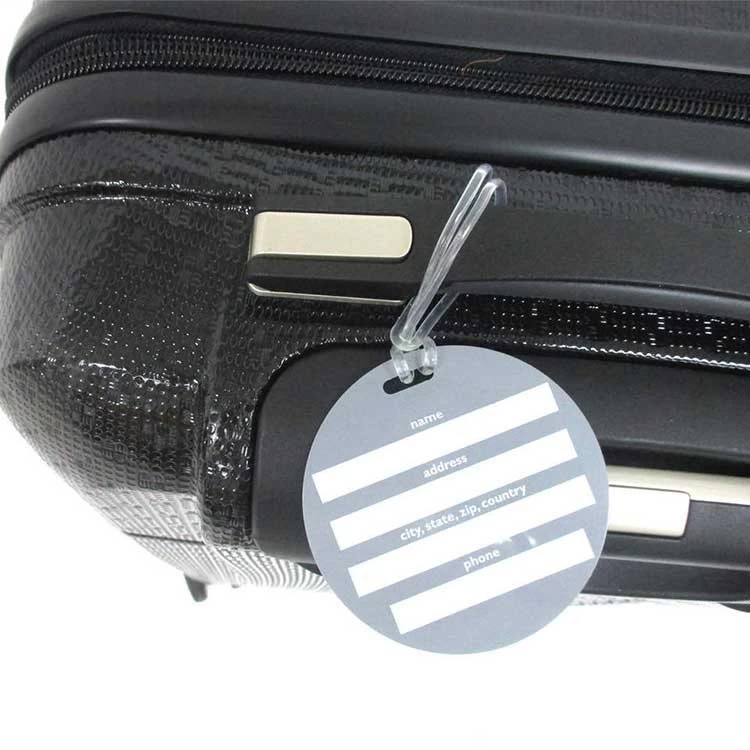 Custom PVC Round Personalized Luggage Card NFC Luggage Tag Manufacturer