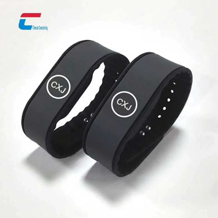 Contactless Printing NTAG216 NFC Wristband 13.56MHz RFID Wristband Manufacturer