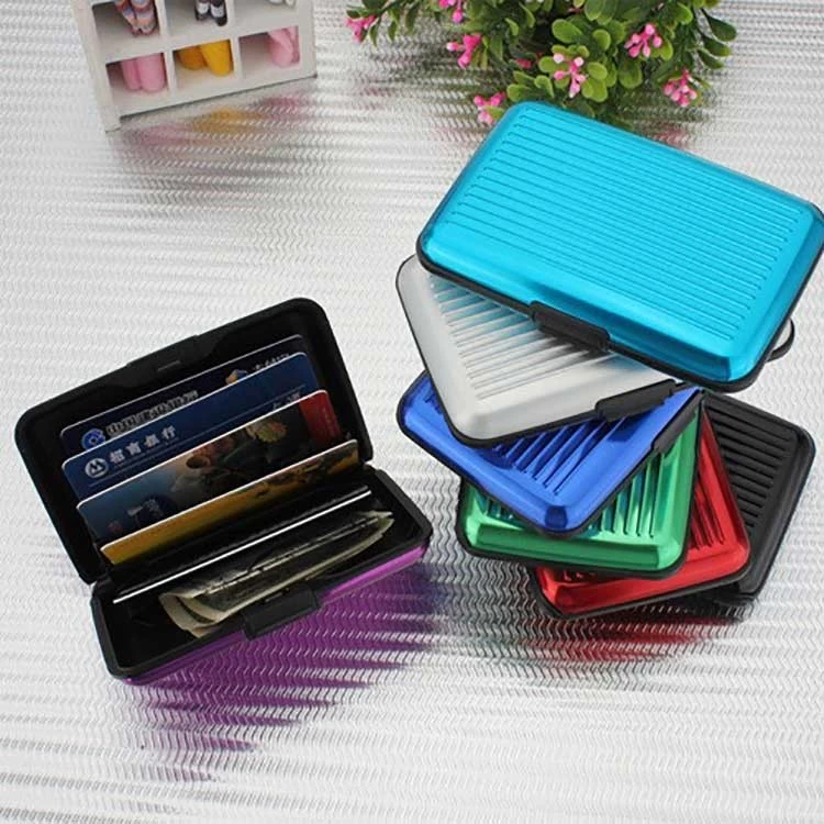RFID Blocking Credit Card Protector RFID Aluminum/Stainless Steel Wallet Manufacturer