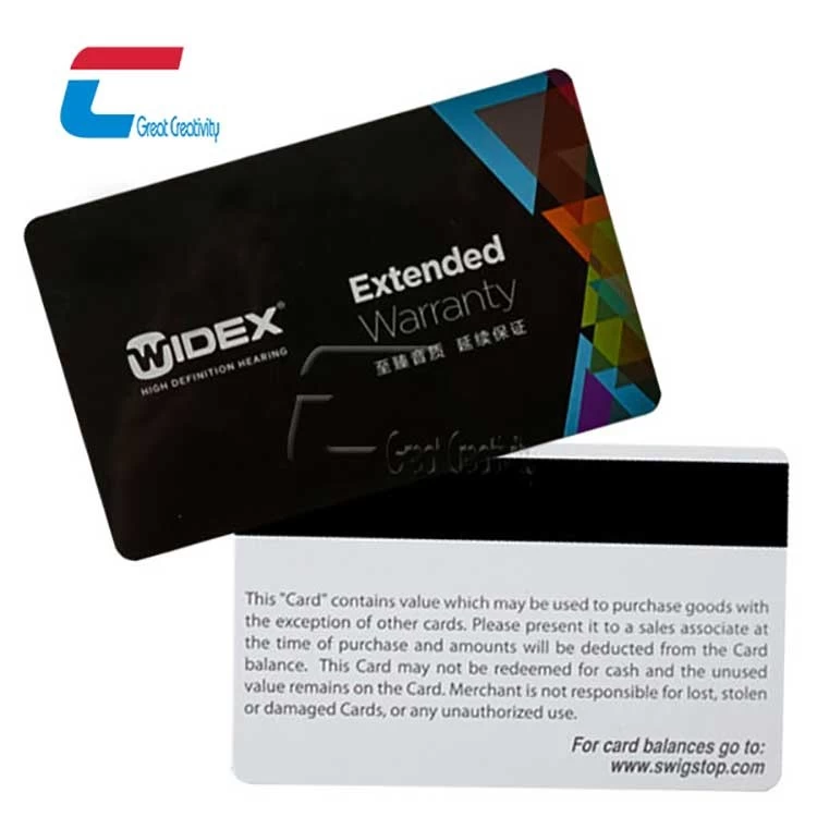 Plastic PETG Contactless Smart Business Card RFID Black Card Manufacturer