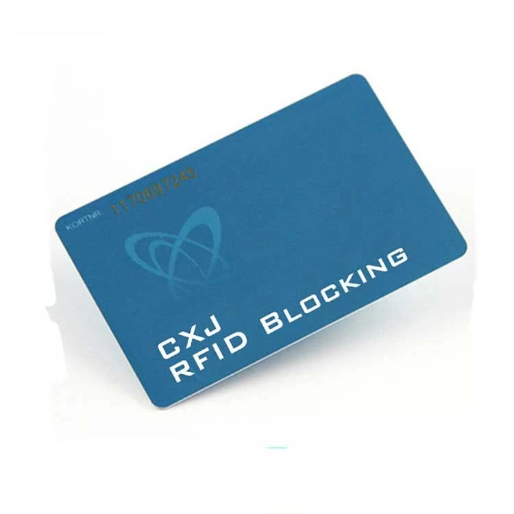 Hot Selling Custom NFC PLA Smart RFID Security Protection Blocking Card Manufacturer