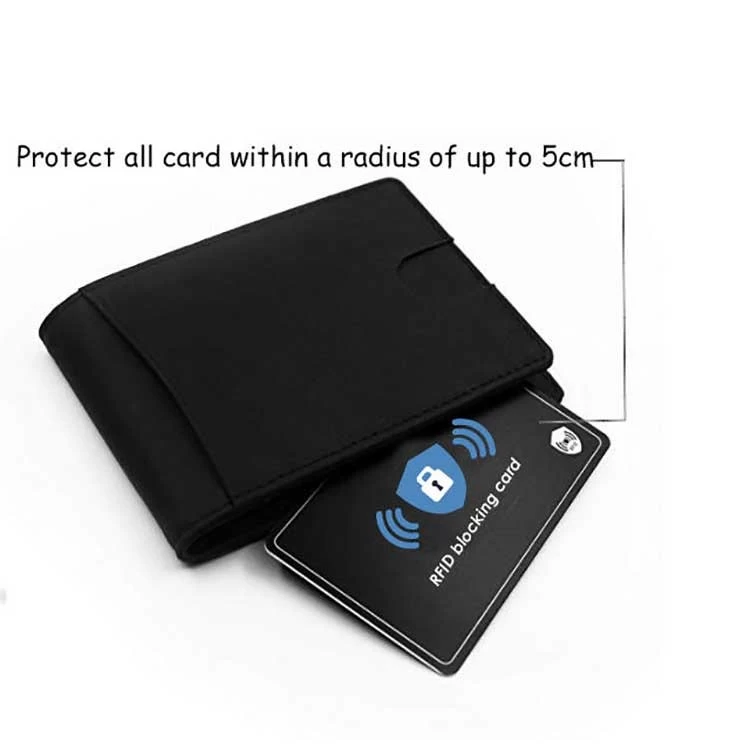 Factory Price RFID Credit Card Blocking Card NFC Blocker Protection Card Manufacturer
