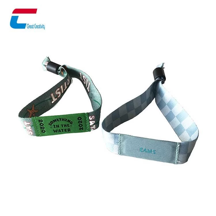 RFID Fabric Wristband NFC Textile Bracelet TK4100 F08 Chip Inside Manufacturer