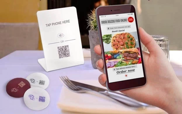 Which industries are NFC display stand suitable for?