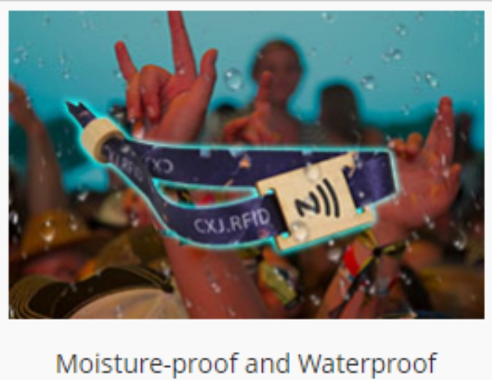 ¿Es buena la pulsera tejida de tela RFID que se utiliza en festivales de música?