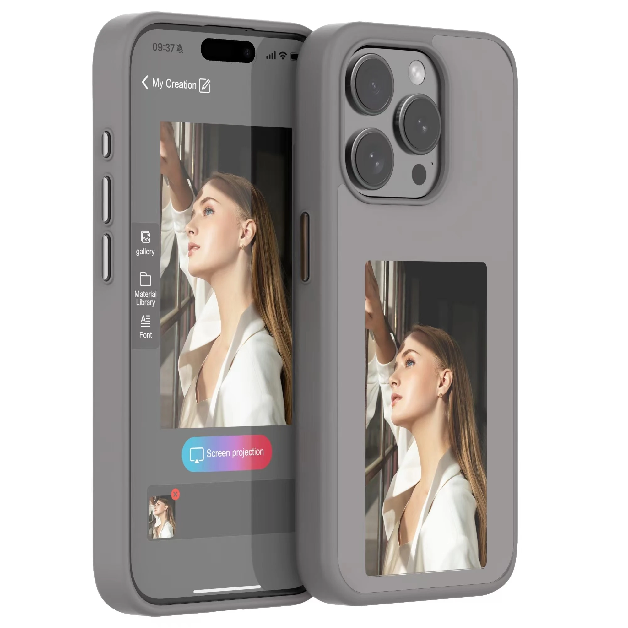China NFC Ink -scherm Telefoonhoes fabrikant | Aangepaste bulk OEM -bestellingen fabrikant
