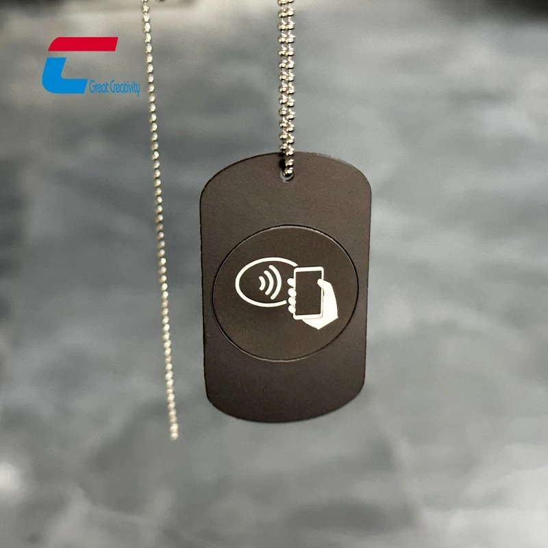 NFC metal necklace