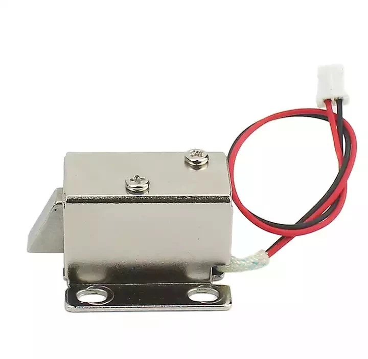 Small electromagnetic lock DC6V 12V mini electric bolt lock Release Assembly Access Control Electric lock