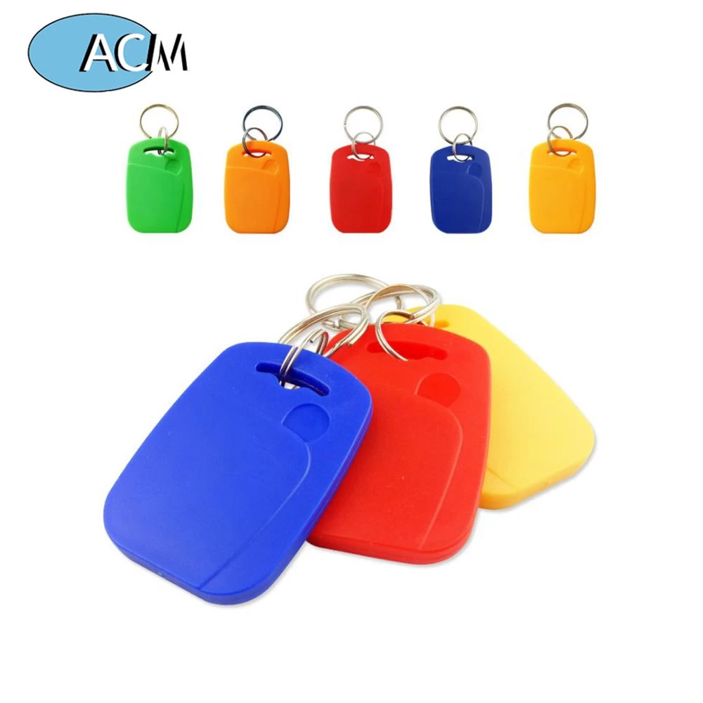 Custom 13.56Mhz Compatible Chip 1K Rewrite RFID ABS Key Fob ISO14443A Keychain Access Control Writable Key Tag