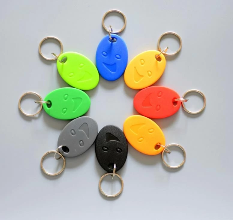 ACM-ABS005 Wearproof Door Access Custom EM4305 ABS Keyfobs Plastic Keychain NFC Key Fob Tag Rfid Keyfob