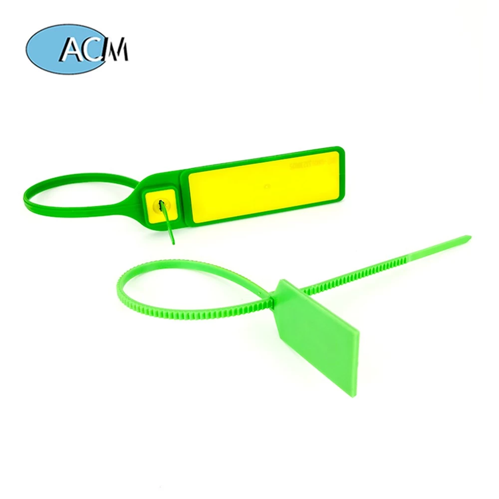 Custom Printed Self Locking RFID Plastic Zip Tie Nylon Cable Tie Tag with Label