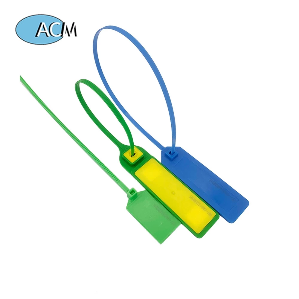 Custom Printed Self Locking RFID Plastic Zip Tie Nylon Cable Tie Tag with Label