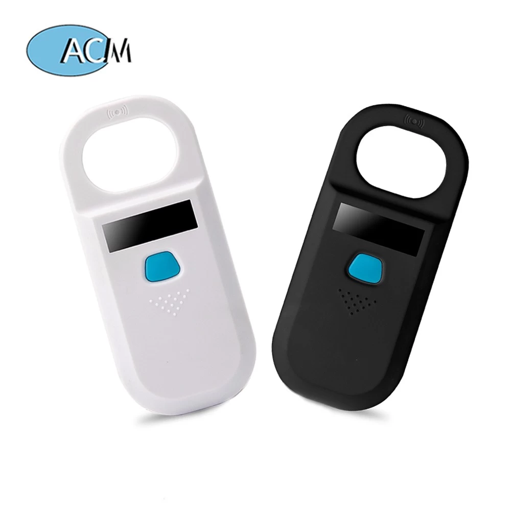 Toptag Handheld  RFID Animal Glass Tag 134.2khz RFID USB Scanner Animal ID Tag Chip Pet Microchip Reader