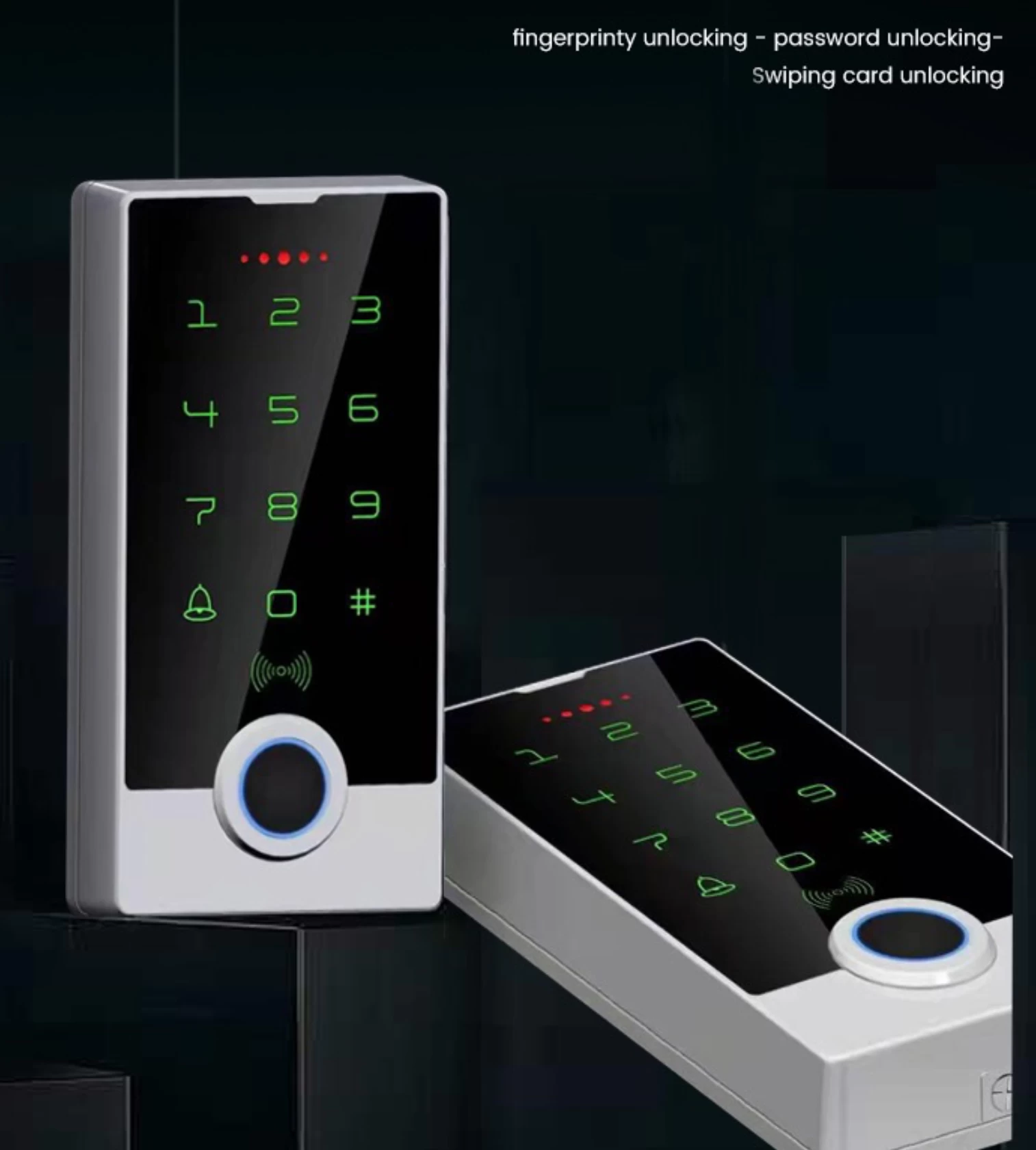 China Fingerprint Touch-Screen Standalone Keypad controller with 10,000 users and DC 12-24V Wiegand 26 Output manufacturer