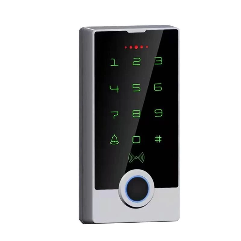 Fingerprint Touch-Screen Standalone Keypad controller with 10,000 users and DC 12-24V Wiegand 26 Output