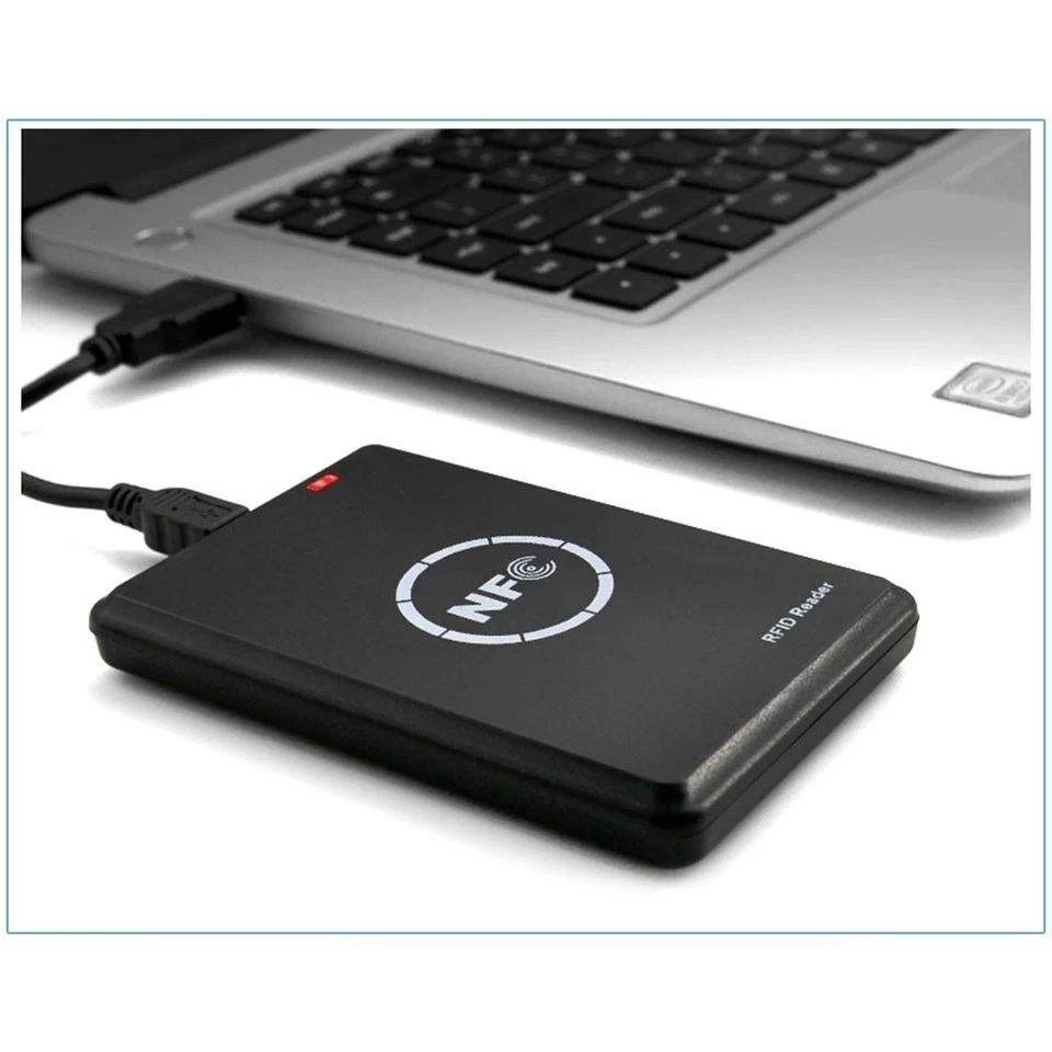 RFID Copier Duplicator 125KHz Key fob NFC Smart Card Reader 13.56MHz Encrypted Programmer USB UID T5577 EM4305 Cards Tags Writer