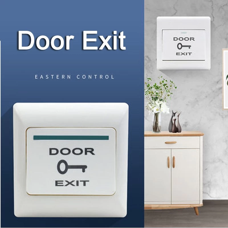 Door Exit Button Release Push Switch for Access Control System Electronic Door Lock Embedded In the Wall
