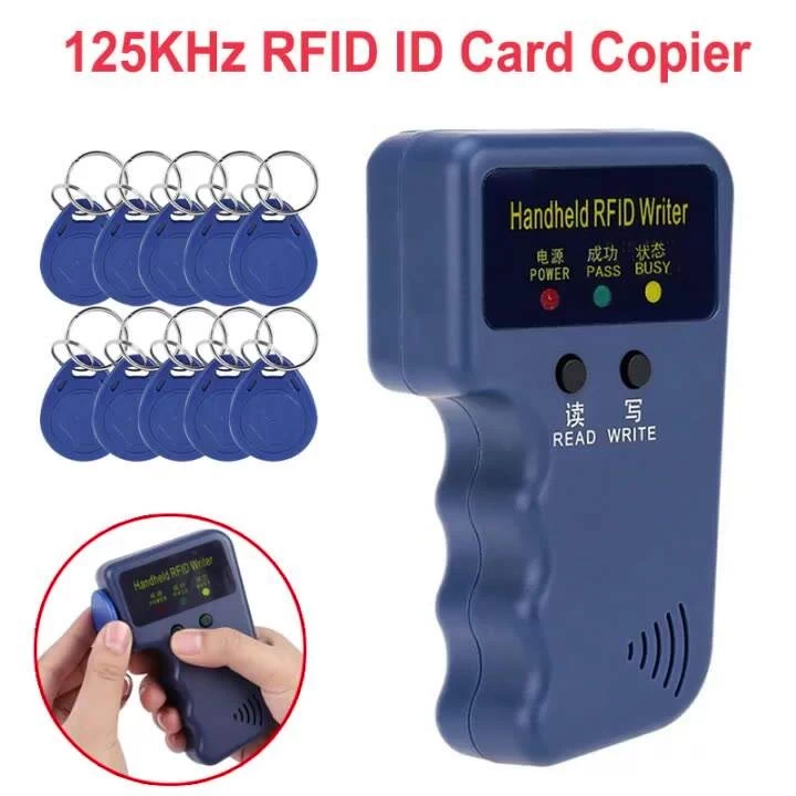 Handheld 125Khz Programmer Id Card Rfid Reader Writer Duplicator Copier