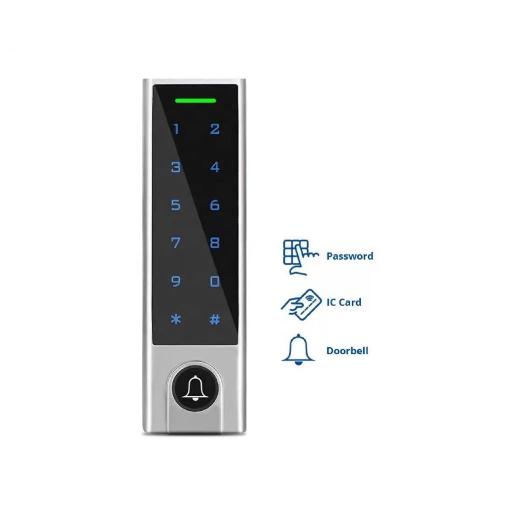 China RFID IC & ID Cards IP68 Outdoor Touch Screen Keypad Reader Door Lock System DoorBell RFID Access Controller manufacturer