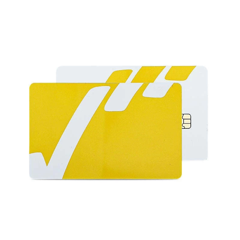China Cartão de PVC de contato para jato de tinta RFID 4442/4428 Business Smart Card fabricante