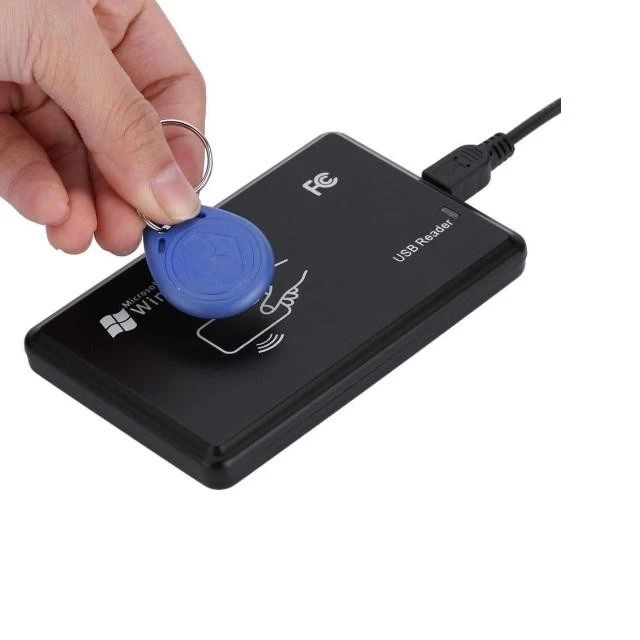 Lector de tarjetas inteligentes sin contacto RFID NFC, lector de tarjetas  Rfid con interfaz USB de 13,56 MHz