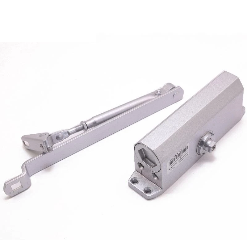 China Aluminum alloy hydraulic heavy duty automatic door closer with sliding arm bearing 60-80kg door weight manufacturer
