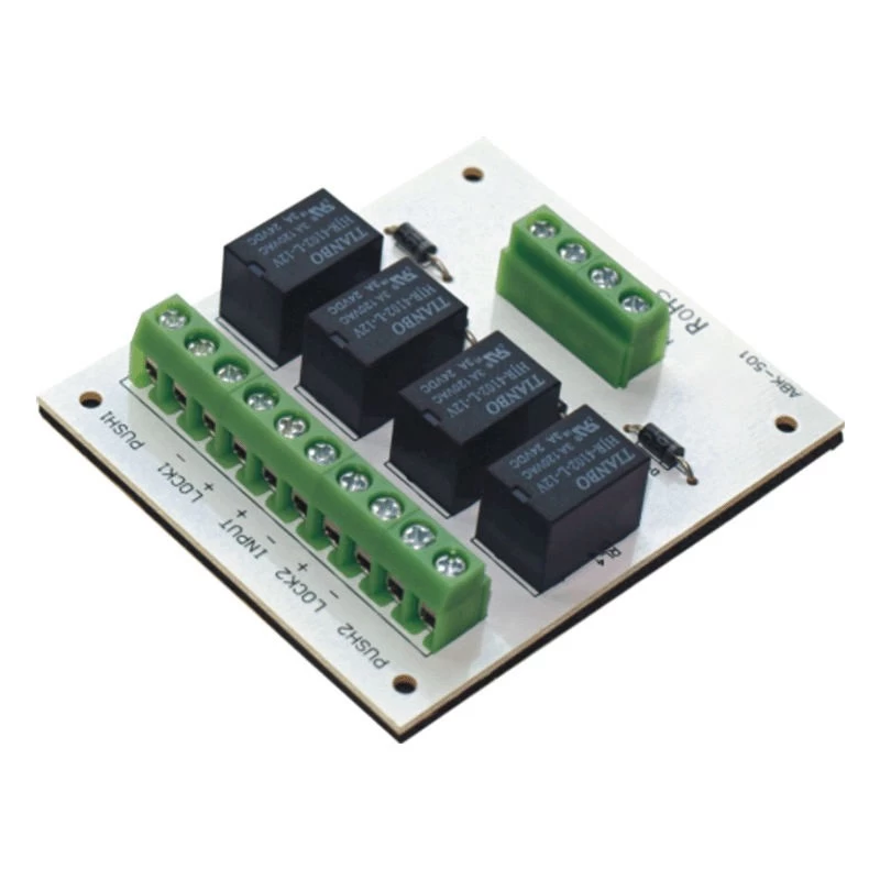 China Interlock Access Control Relay Module For 2 Doors access control system manufacturer