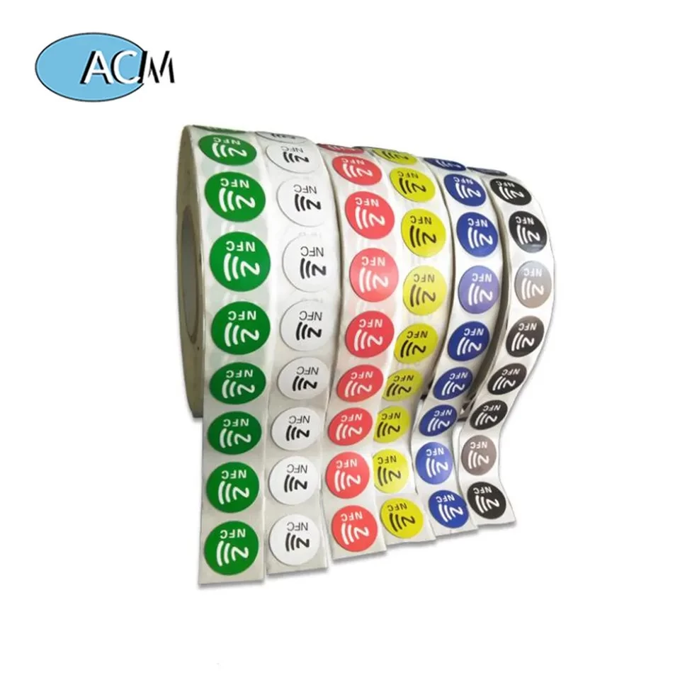 6Pcs PET Material NFC Stickers Smart Adhesive Ntag213 Tags For All Phones NFC  Tag Instantly Shares