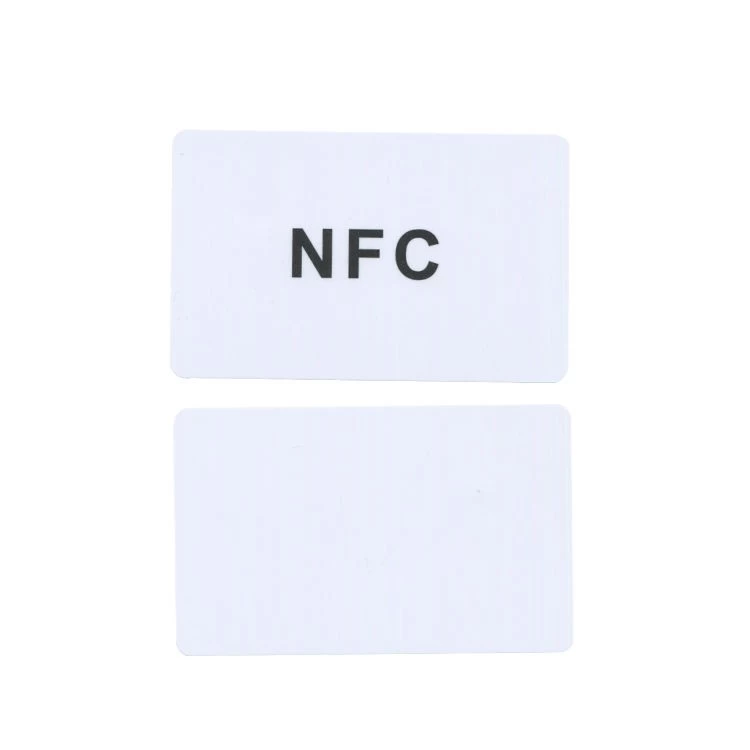 China Customized RFID NFC PVC Blank Card NTAG424 Chip Card manufacturer