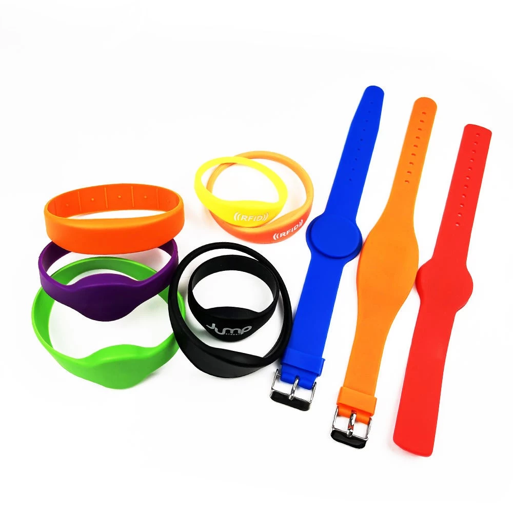 China RSW01 Factory Price Writable Waterproof Passive NFC Bracelet RFID Silicone Wristband manufacturer