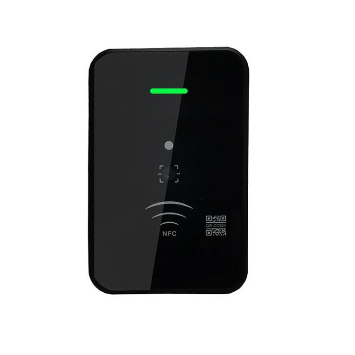 China Leitor de código QR NFC RFID Wiegand RS232 RS485 Porta 13.56Mhz Sistema de controle de acesso com código QR fabricante