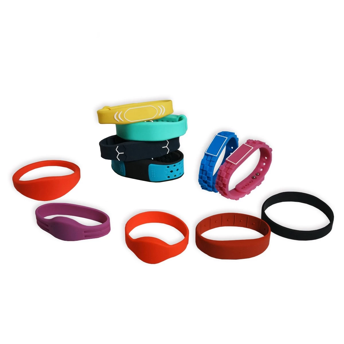 China Rfid Wristband uhf waterproof Adjustable Cashless Payment Nfc Smart Wristband 13.56mhz QR Silicone Bracelets Nfc Band manufacturer