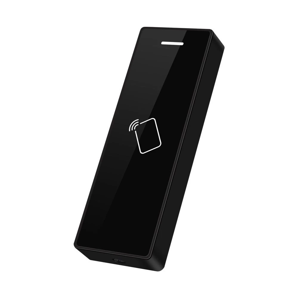 Lector de tarjetas EM de 115*70*15mm 125KHz, lector Wiegand RFID de proximidad con panel táctil para sistema de control de acceso