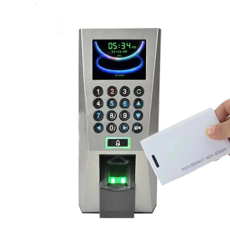 China ZK F18 Fingerprint 125KHZ Card Door Access Control System TCP/IP Biometric Time Attendance 3,000 User Door Access Controller manufacturer