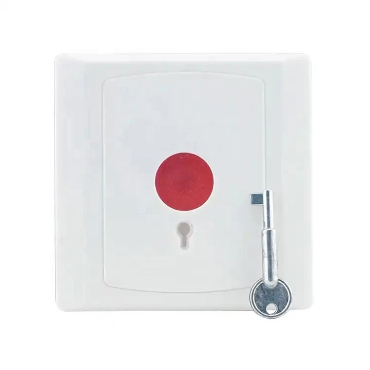 China Smart Fire Alarm Security 12V Wired Panic Emergency Door Release Button Key Reset Emergency Exit Button Switch manufacturer