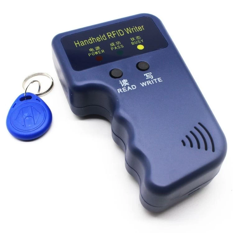 China Handheld 125khz Rfid Program Reader Copier Rewritable Id Key Fob Tag Reader manufacturer