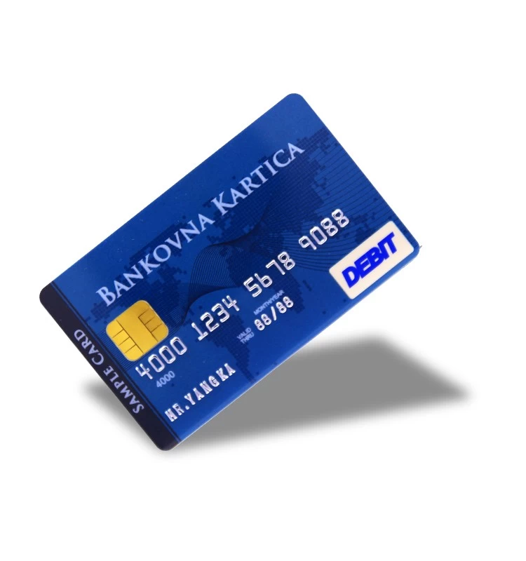 Cina Chip EMV per progetto bancario da 13,56 Mhz J3R180 java jcop smart card in PVC a doppia interfaccia per banca produttore