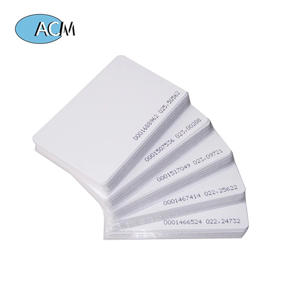 China wholesale price 13.56Mhz RFID Blank Proximity PVC Smart IC Cards Chip Card manufacturer