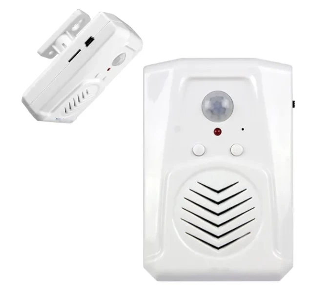 China High Sensitivity Wireless Infrared Activated Door Entrance Voice Reminder Pir Motion Sensor Security Doorbell Alarm manufacturer