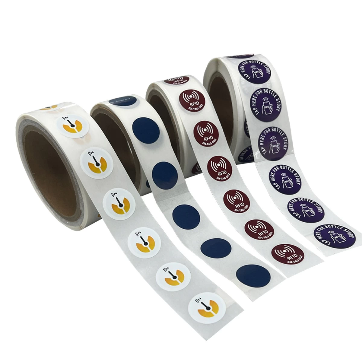 porcelana Muestra gratis 13,56 MHz chip nfc pegatina/etiqueta/etiqueta logotipo personalizado etiqueta nfc protocolo etiqueta iso14443a fabricante