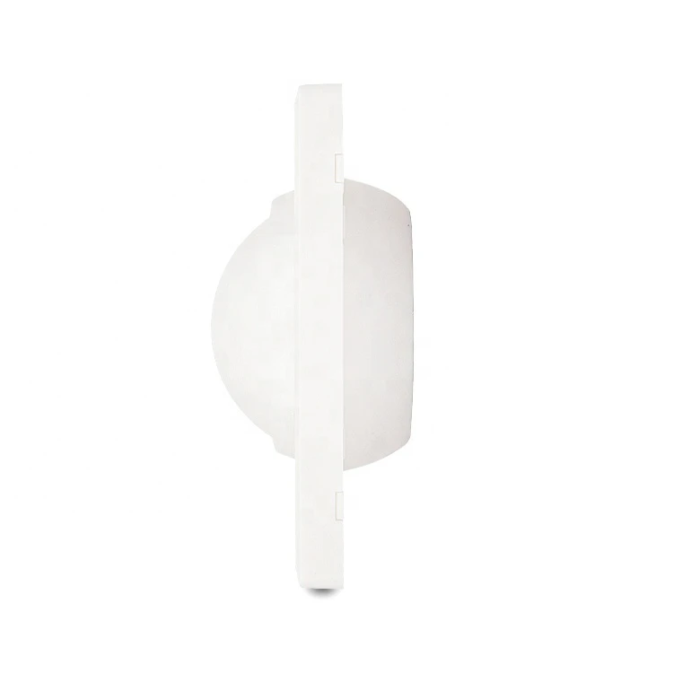 白色 ABS 外壳有线 DC9-16V 被动 PIR 红外运动探测器，带进口传感器，用于安全报警系统