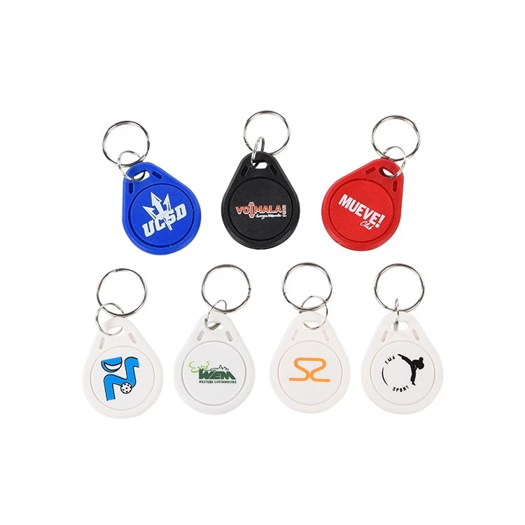 China High-quality Epoxy Transparent Keyfob 125Khz 13.56Mhz RFID NFC Key fob Keychain manufacturer