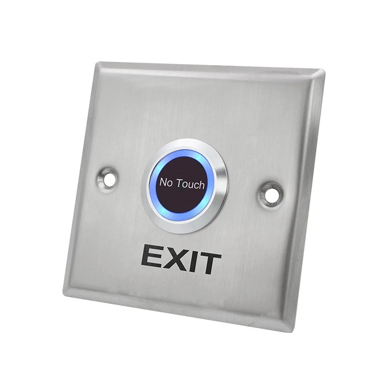 porcelana IP68 Interruptores de control remoto impermeable sin sensor de infrarrojos táctiles sin toque botón con placa de acero inoxidable fabricante