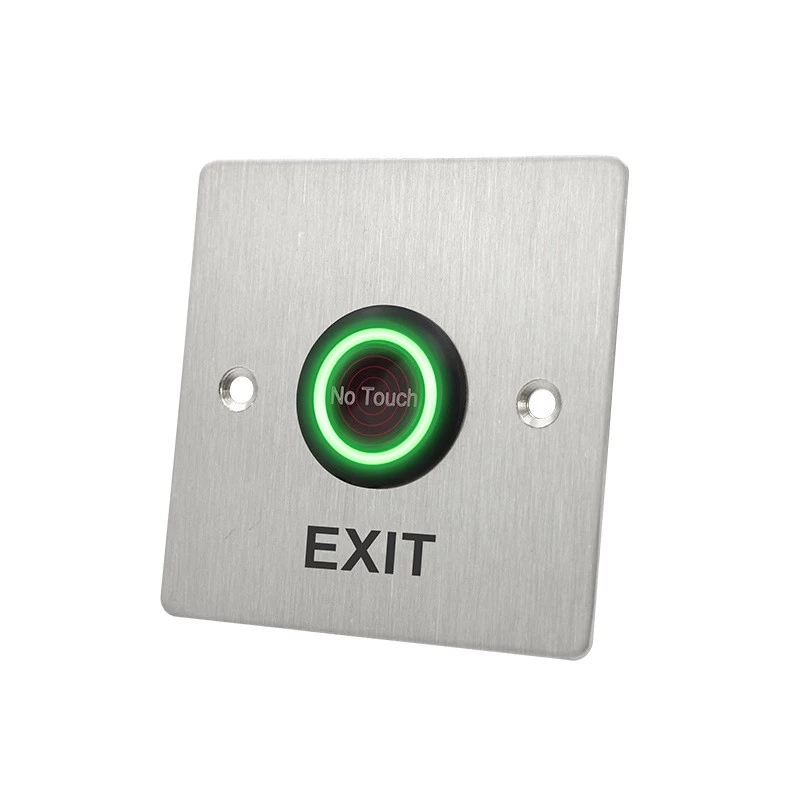 porcelana Smart Automatic Door Libere Sistema de control de acceso abierto Sensor de infrarrojos sin toque No Touch Salida Botón Interruptor de acero inoxidable fabricante
