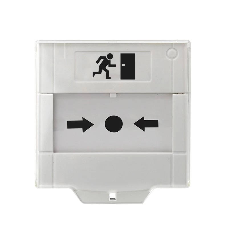 porcelana LED Light Fire Emergencia de emergencia Respetible Releración de emergencia Sube de alarma de fuego Alarma de fuego Puerta Urgente Botón Interruptor con cubierta fabricante